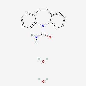 molecular formula C15H16N2O3 B1210159 Carbamazepine dihydrate CAS No. 85756-57-6