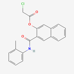 molecular formula C20H16ClNO3 B1210161 Naphthol AS-D chloroacetate CAS No. 35245-26-2
