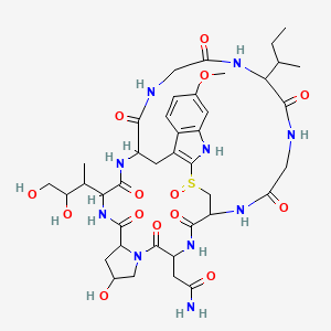 molecular formula C40H56N10O14S B1210163 meANA CAS No. 21150-19-6