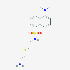 molecular formula C16H23N3O2S2 B1210166 Monodansylthiacadaverine CAS No. 52664-04-7