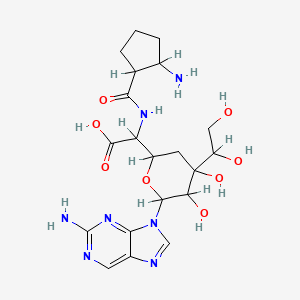 molecular formula C20H29N7O8 B1210168 Amipurimycin CAS No. 61991-08-0
