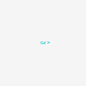 molecular formula Gd+3 B1210172 Gadolinium cation (3+) CAS No. 22541-19-1