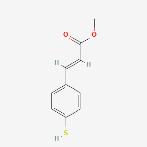molecular formula C10H10O2S B12101745 methyl (E)-3-(4-sulfanylphenyl)prop-2-enoate 