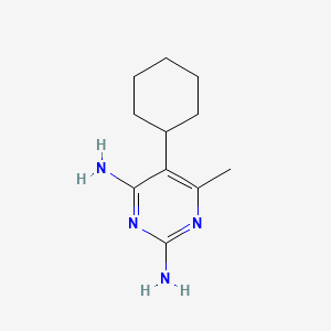 2,4-Diamino-5-cyclohexyl-6-methylpyrimidine