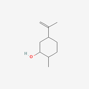 molecular formula C10H18O B1210190 (-)-Dihydrocarveol CAS No. 619-01-2