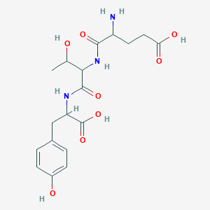 molecular formula C18H25N3O8 B12101904 H-DL-Glu-DL-xiThr-DL-Tyr-OH 