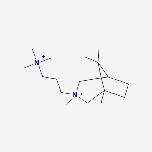 molecular formula C17H36N2+2 B1210192 Trimethidinium CAS No. 2624-50-2