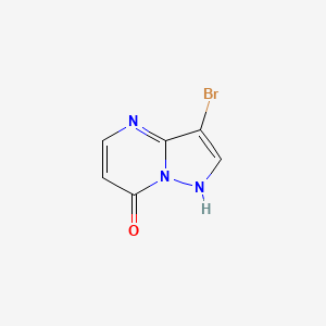 molecular formula C6H4BrN3O B12101927 3-Bromo-4h-pyrazolo[1,5-a]pyrimidin-7-one 