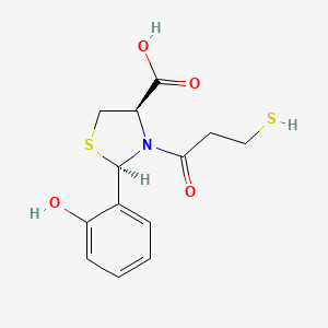 molecular formula C13H15NO4S2 B1210195 Fentiapril CAS No. 80830-42-8