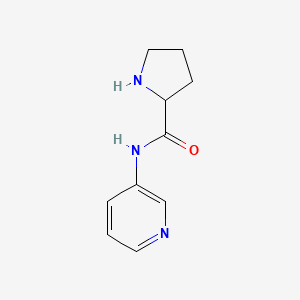 molecular formula C10H13N3O B12101957 N-pyridin-3-ylpyrrolidine-2-carboxamide 