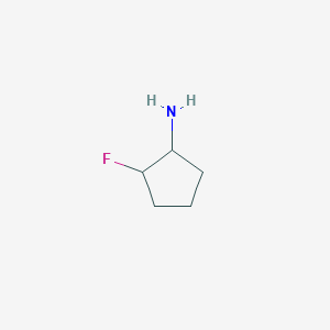 molecular formula C5H11ClFN B12102073 (1S,2S)-2-fluorocyclopentan-1-amine hydrochloride CAS No. 223756-94-3