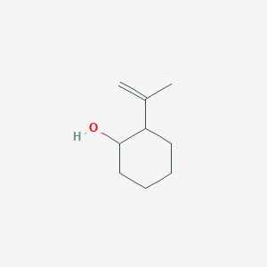 molecular formula C9H16O B12102128 2-(Prop-1-en-2-yl)cyclohexan-1-ol 