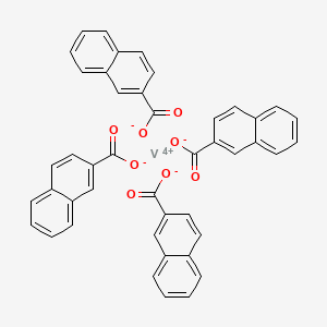 molecular formula C44H28O8V B12102150 naphthalene-2-carboxylate;vanadium(4+) 