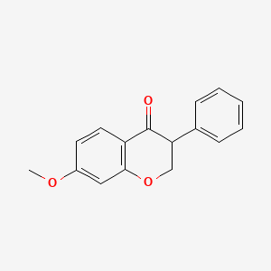 molecular formula C16H14O3 B1210226 7-Methoxyisoflavanone 