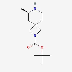 molecular formula C13H24N2O2 B12102272 tert-Butyl (R)-6-methyl-2,7-diazaspiro[3.5]nonane-2-carboxylate 