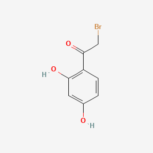 molecular formula C8H7BrO3 B1210229 2-Bromo-2',4'-dihydroxyacetophenone CAS No. 2491-39-6