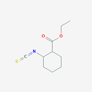 molecular formula C10H15NO2S B12102302 Ethyl cis-2-isothiocyanato-1-cyclohexanecarboxylate, 97 