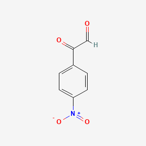 molecular formula C8H5NO4 B1210231 4-Nitrophenylglyoxal CAS No. 4974-57-6