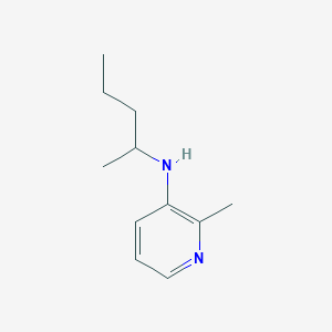 molecular formula C11H18N2 B12102311 2-methyl-N-(pentan-2-yl)pyridin-3-amine 
