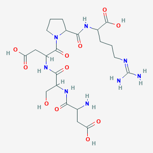 molecular formula C22H36N8O11 B12102314 Hamburger Pentapeptide 