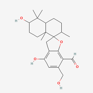 molecular formula C23H32O5 B1210235 Mer-NF5003E CAS No. 159121-98-9