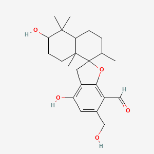 molecular formula C23H32O5 B1210235 Mer NF5003E CAS No. 159121-98-9