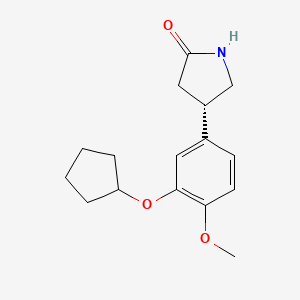 molecular formula C16H21NO3 B1210236 (S)-(+)-罗力普兰 CAS No. 85416-73-5