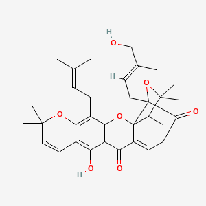 molecular formula C33H38O7 B12102379 Morellinol 