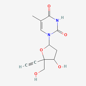 molecular formula C12H14N2O5 B12102404 4'-c-Ethynylthymidine 