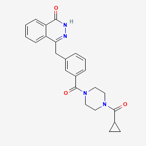 molecular formula C24H24N4O3 B12102464 Olaparib impurity 1 CAS No. 763113-06-0