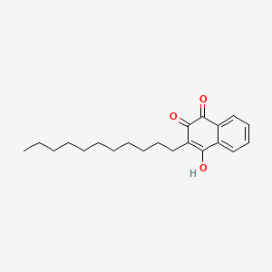 4-Hydroxy-3-undecylnaphthalene-1,2-dione
