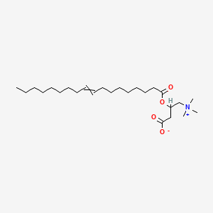molecular formula C25H47NO4 B1210257 3-Octadec-9-enoyloxy-4-(trimethylazaniumyl)butanoate 