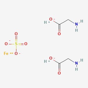 molecular formula C4H10FeN2O8S B1210258 Unii-56PS9HY5XI CAS No. 14729-84-1