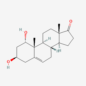 molecular formula C19H28O3 B1210260 1alpha-Hydroxydehydroepiandrosterone CAS No. 20998-18-9