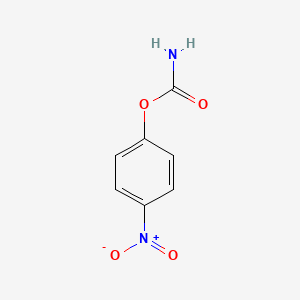 molecular formula C7H6N2O4 B1210261 4-Nitrophenyl carbamate CAS No. 37689-86-4