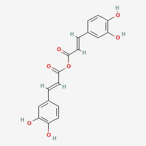 molecular formula C18H14O7 B12102653 Caffeic anhydride 