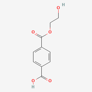 molecular formula C10H10O5 B1210266 4-((2-Hydroxyethoxy)carbonyl)benzoic acid CAS No. 71949-29-6