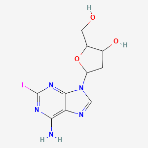 molecular formula C10H12IN5O3 B12102696 2-Iodo-2'-deoxyadenosine 
