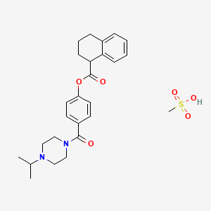 molecular formula C26H34N2O6S B1210270 FK 448 CAS No. 85858-77-1