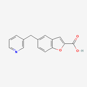 molecular formula C15H11NO3 B1210276 Furegrelate CAS No. 85666-24-6