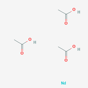 molecular formula C6H12NdO6 B12102767 acetic acid;neodymium 