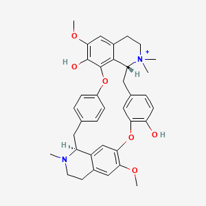 molecular formula C37H41N2O6+ B1210278 Tubocurarine chloride CAS No. 57-95-4