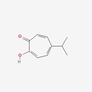 molecular formula C10H12O2 B1210281 gamma-Thujaplicin CAS No. 672-76-4