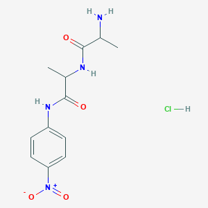 molecular formula C12H17ClN4O4 B12102833 H-Ala-Ala-pNA 