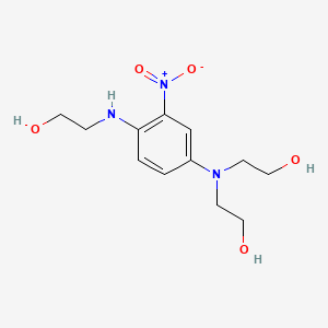 molecular formula C12H19N3O5 B1210284 HC Blue no. 2 CAS No. 33229-34-4