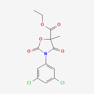 molecular formula C13H11Cl2NO5 B1210285 Chlozolinate CAS No. 72391-46-9