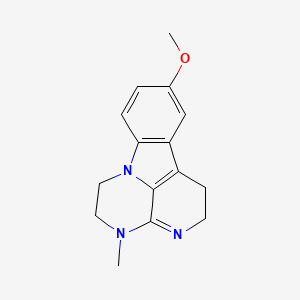 molecular formula C15H17N3O B1210286 Metralindole CAS No. 54188-38-4