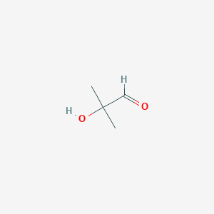 molecular formula C4H8O2 B1210290 2-Hydroxy-2-methylpropanal CAS No. 20818-81-9