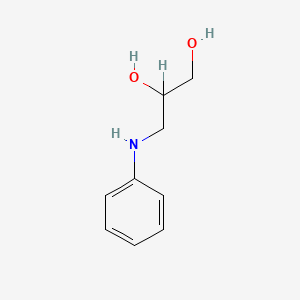 molecular formula C9H13NO2 B1210291 3-Anilinopropane-1,2-diol CAS No. 5840-15-3