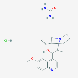 molecular formula C21H29ClN4O3 B12102924 6-Methoxycinchonine urea hydrochloride 